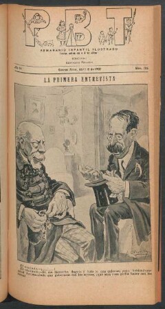 La primera entrevista - [Caricatura]