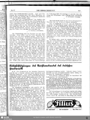 Ausschußsitzung des Reichsverbandes des deutschen Handwerks