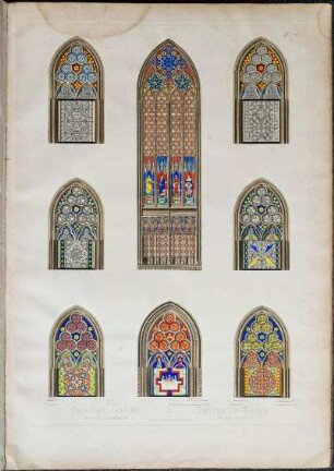 Dom-Kirche zu Köln. Gemalte Glasfenster II.