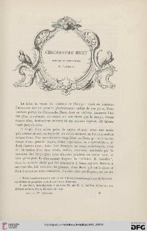 3. Pér. 14.1895: Christophe Huet, [1] : peintre de chinoiseries et d'animaux