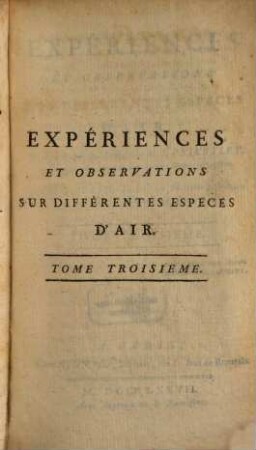 Expériences Et Observations Sur Différentes Especes D'Air. 3