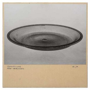 Nr. 5 Glasteller (Werkbundkiste Schalen und Teller, Bildtafel)