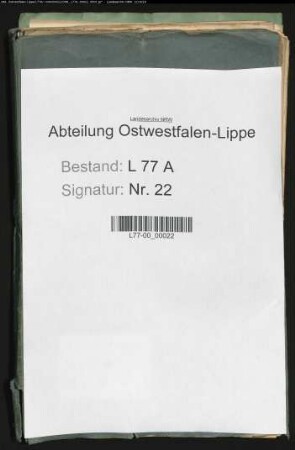 Anstellung der Hebungsbeamten (Rendanten) im Amt Detmold