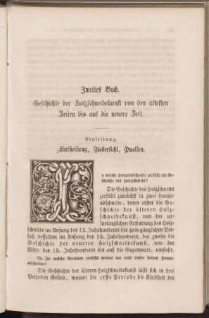 Einleitung. Eintheilung, Uebersicht, Quellen.