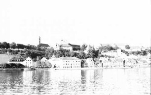 Meersburg: Blick vom See auf Meersburg, Gesamtansicht