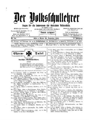 Ehren-Tafel deutscher Volksschullehrer : XXXIII.