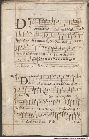 6 Sacred songs - BSB Mus.ms. 90 : [without title]