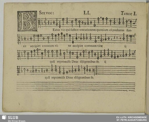 LI. Beatus vir qui suffert