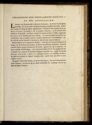 De XVII. Afbeelding