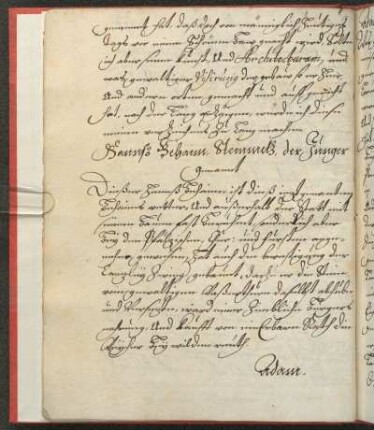 Hannß Behaim Steinmetz, der Jünger genanndt. - [Hans Behaim, der Jüngere]