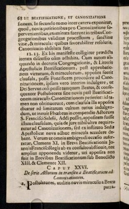 68-78, Caput XXVI - XXVIII