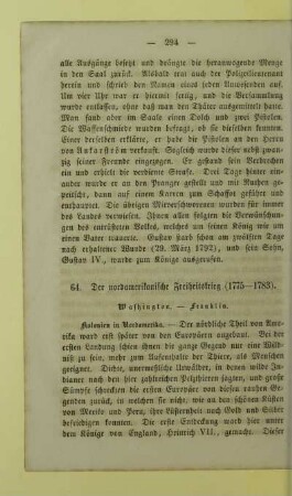 64. Der nordamerikanische Freiheitskrieg (1775-1783)