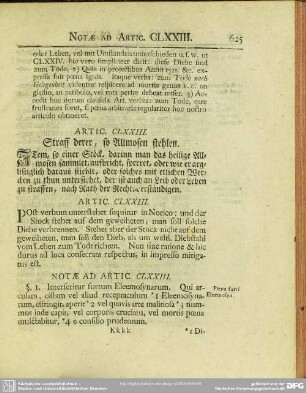 Artic. CLXXIII. Straff derer, so Allmosen stehlen
