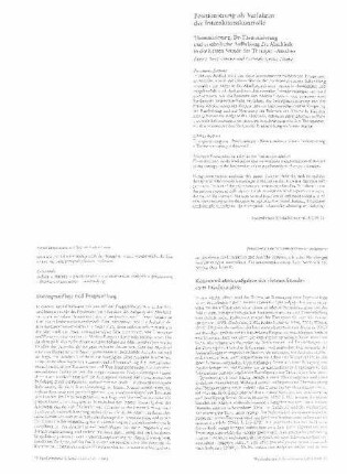 Positionierung als Verfahren der Interaktionskontrolle : Thematisierung, De-Thematisierung und symbolische Aufhebung des Abschieds in der letzten Stunde der Therapie "Amalie"
