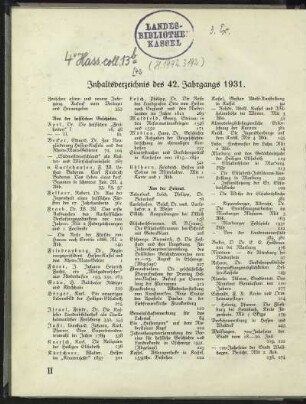 Heft 1, Januar 1931
