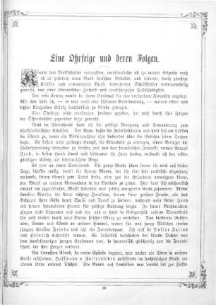 Eine Ohrfeige und deren Folgen.