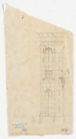 Thiersch, Friedrich von; Ludwigsburg; Garnisonkirche - Wand (Teilansicht)