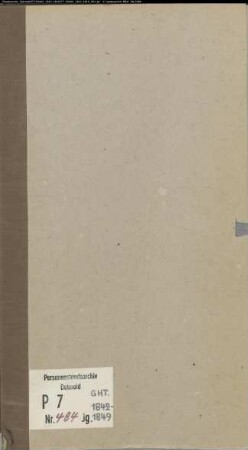 Kirchenbuchduplikat der katholischen Gemeinde Borken (GHT 1842-1849). (Gemeinde: Borken, katholische Gemeinde)