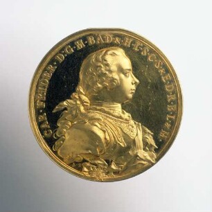 Medaille: Karl Friedrich von Baden-Durlach