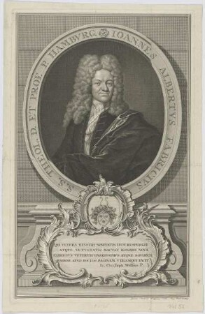 Bildnis des Ioannes Albertvs Fabricivs
