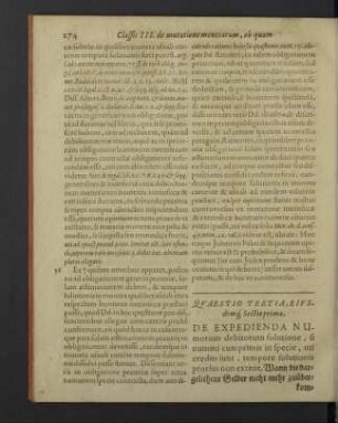 Quaestio Tertia