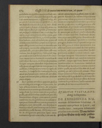 Quaestio Tertia