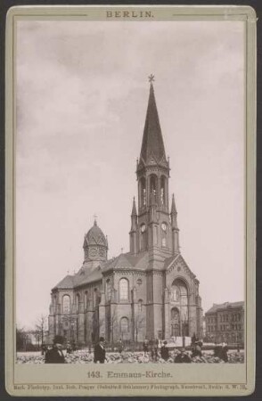 Ansichtskarte "Emmaus-Kirche", Lausitzer Platz