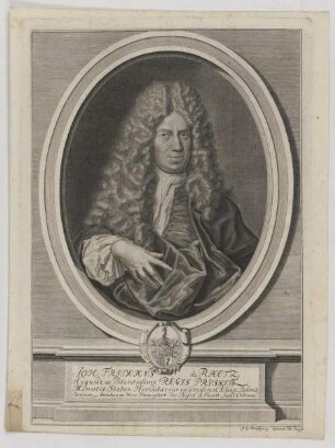 Bildnis des Joh. Frjderjcvs de Rhetz