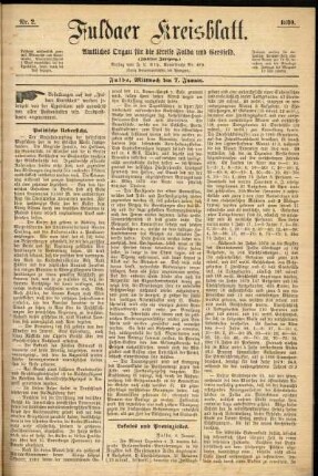 Ausgabe vom Mittwoch, den 07. Januar 1880.