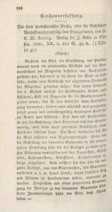 242-255 Kirchenverfassung