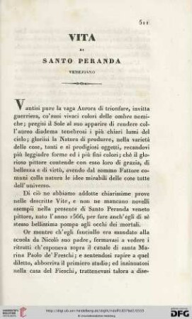 Vita di Santo Peranda, Veneziano