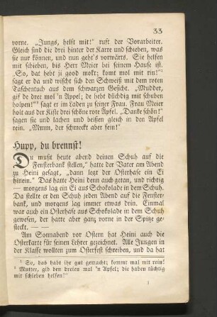 Hupp, du brennst!
