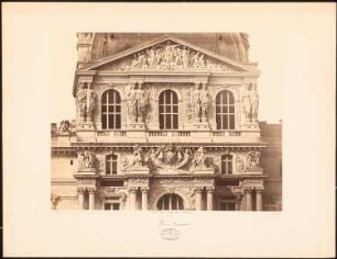 Louvre, Paris: Ansicht des Pavillon Richelieu am Louvre