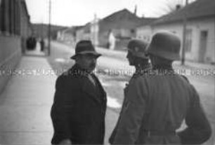 Deutsche Soldaten im besetzten Jugoslawien (Eisernes Tor)