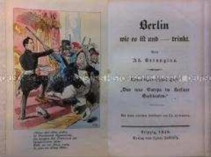 Satirische Schrift über das Berliner Alltagsleben