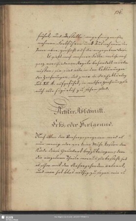 Achter Abschnitt. Erbs- oder Perlgrund