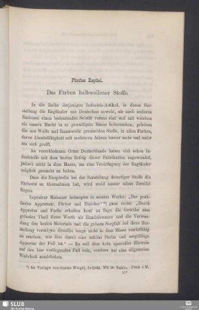 Fünftes Kapitel. Das Färben halbwollener Stoffe