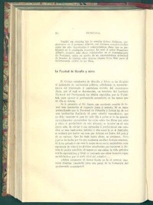 La Facultad de Filosofía y Letras