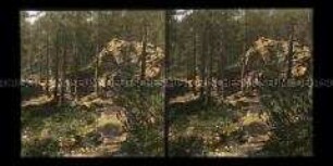 Unterstände im Wald, Dolomiten
