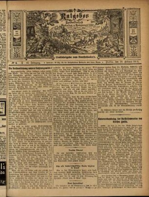 Ausgabe vom Sonntag, den 28. Februar 1915.