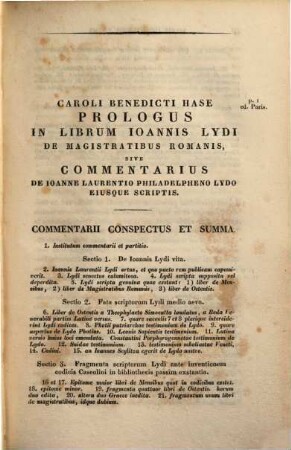 De mensibus, de magistratibus, de ostentis