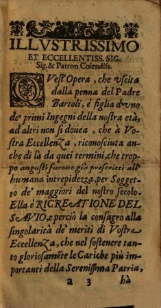 La ricreatione del Savio
