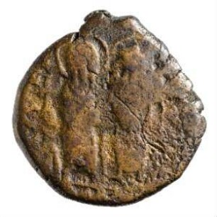 Münze, Halbfollis, 576 / 577