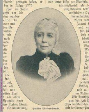 Porträt von Pauline Viardot-Garcia