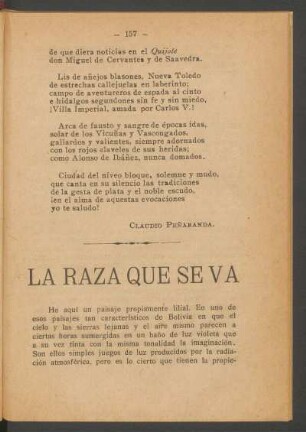 La raza que se vá