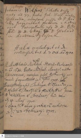 Lebenslauf von Matthias Merckel.