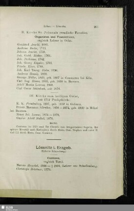 Lössnitz i. Erzgeb. (Ephorie Schneeberg)