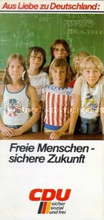 Propagandaschrift der CDU zur Bundestagswahl 1976