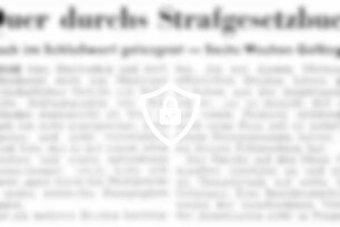 Quer durchs Strafgesetzbuch