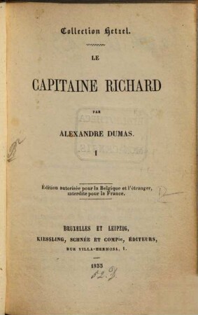 Le capitaine Richard, 1